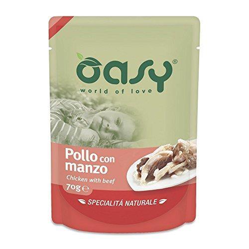 Oasy Specialità Naturale Pollo e Manzo 70gr Oasy Specialità Naturale Pollo e Manzo 70gr